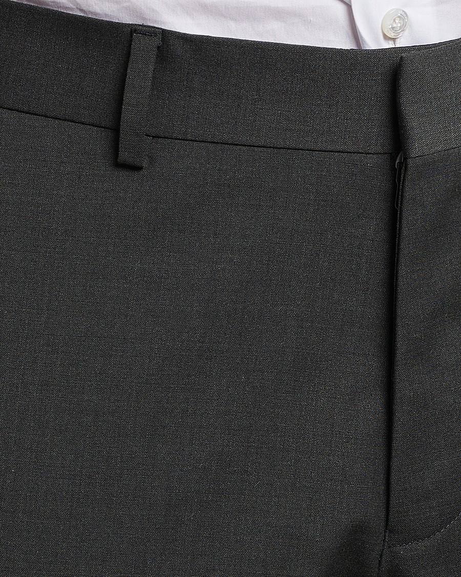 Heren | Broeken | Tiger of Sweden | Tenuta Wool Travel Suit Trousers Olive Extreme