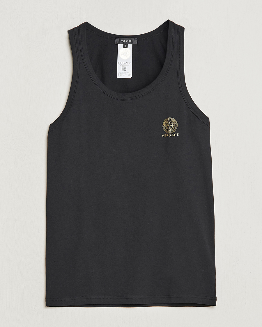 Homme | T-shirts | Versace | Medusa Tank Top Black