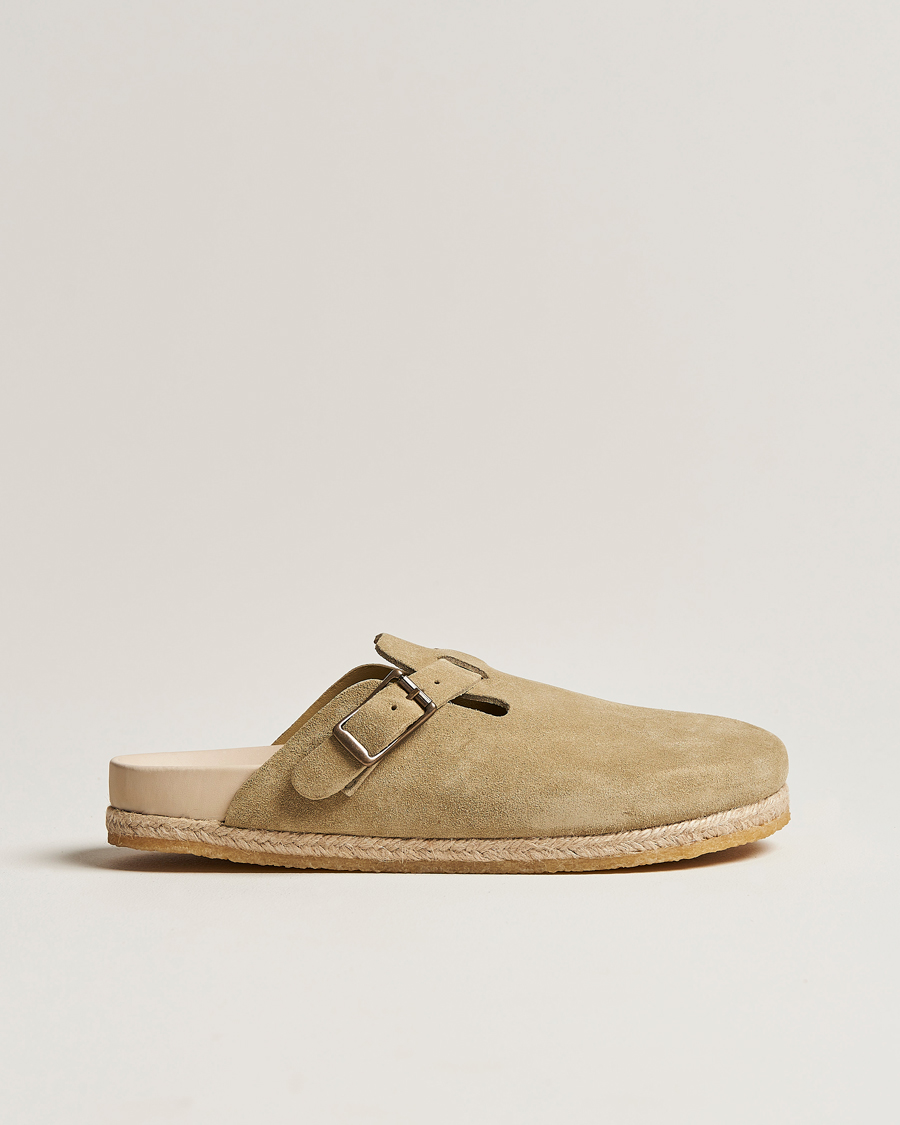 Homme | Yuketen Sal 1 Crepe Sole Sandals Desert Suede | Yuketen | Sal 1 Crepe Sole Sandals Desert Suede