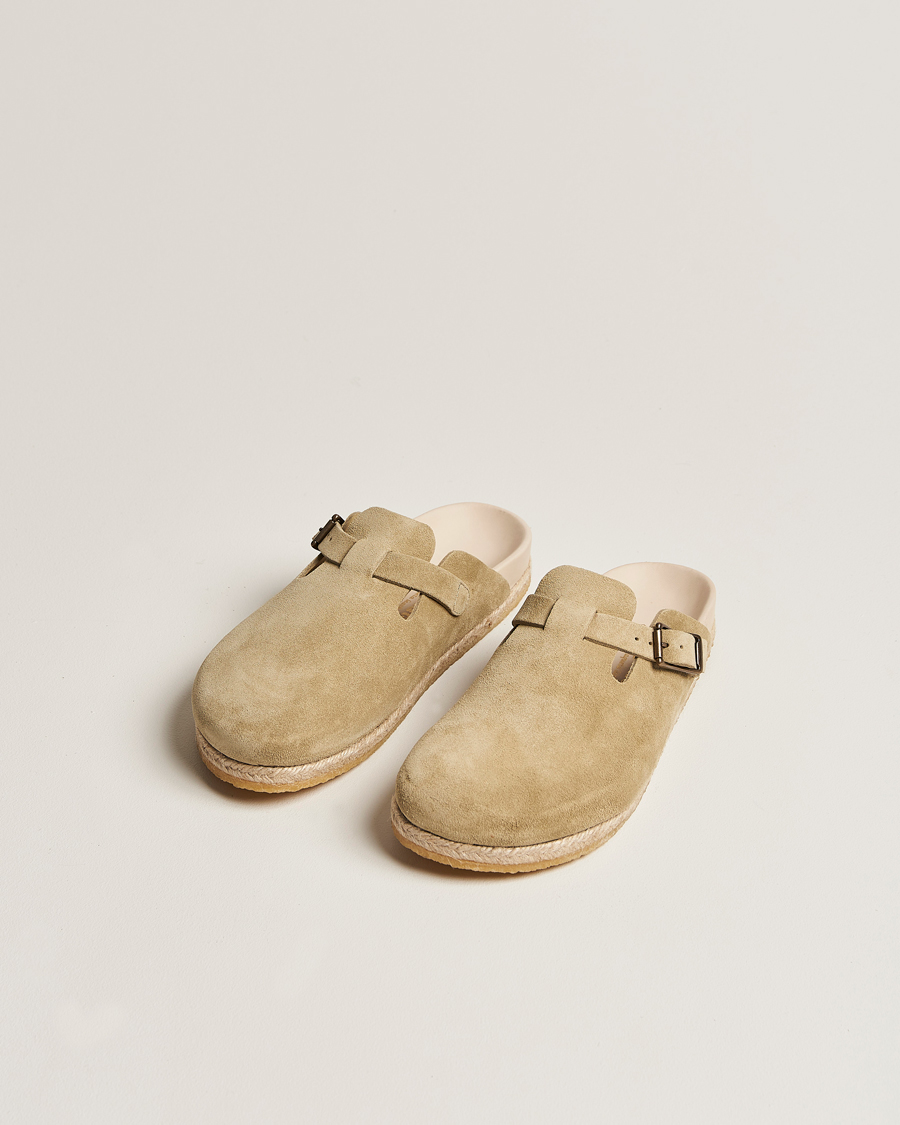 Homme | Yuketen Sal 1 Crepe Sole Sandals Desert Suede | Yuketen | Sal 1 Crepe Sole Sandals Desert Suede