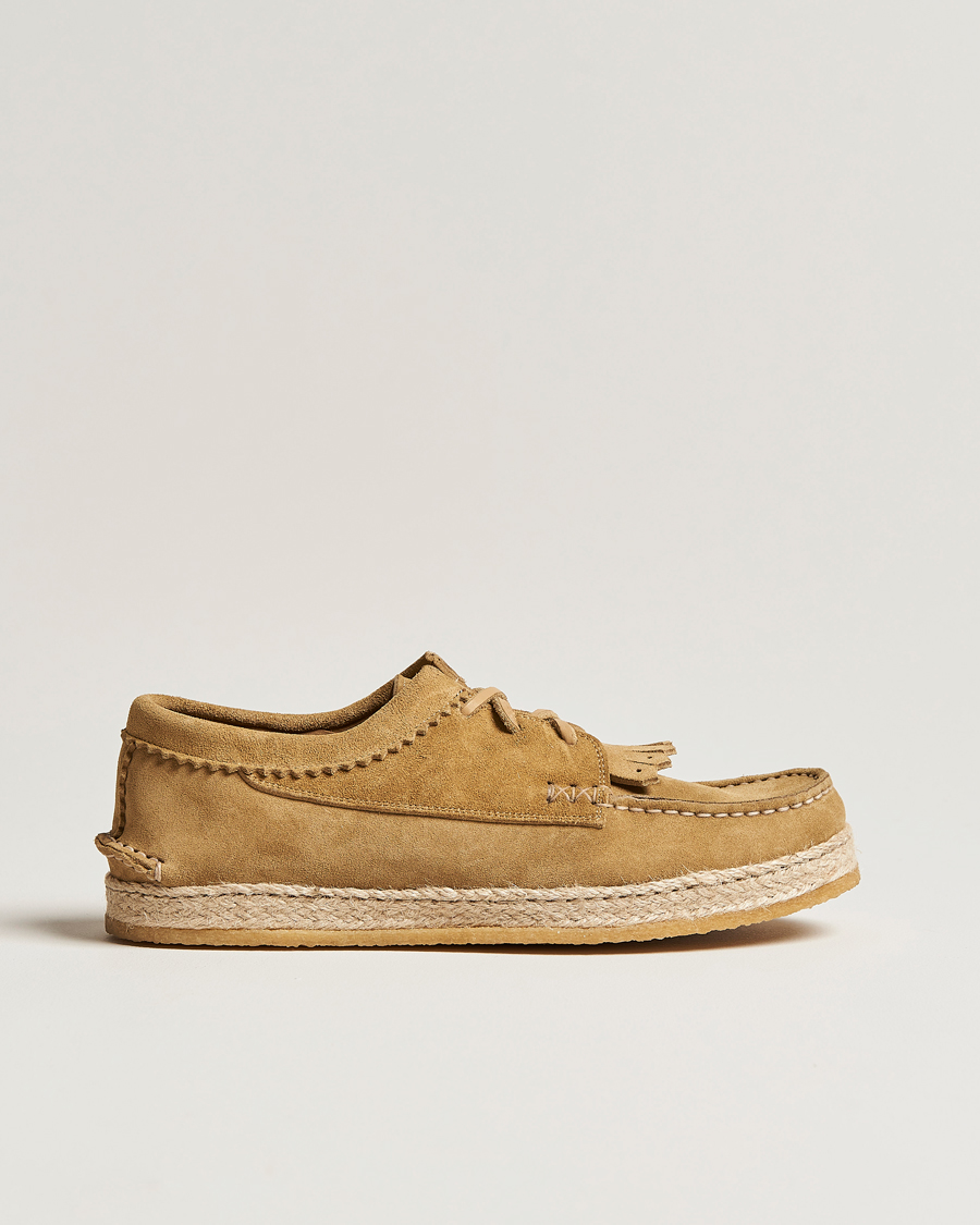 Homme | Yuketen Italian Blucher Khaki Suede | Yuketen | Italian Blucher Khaki Suede