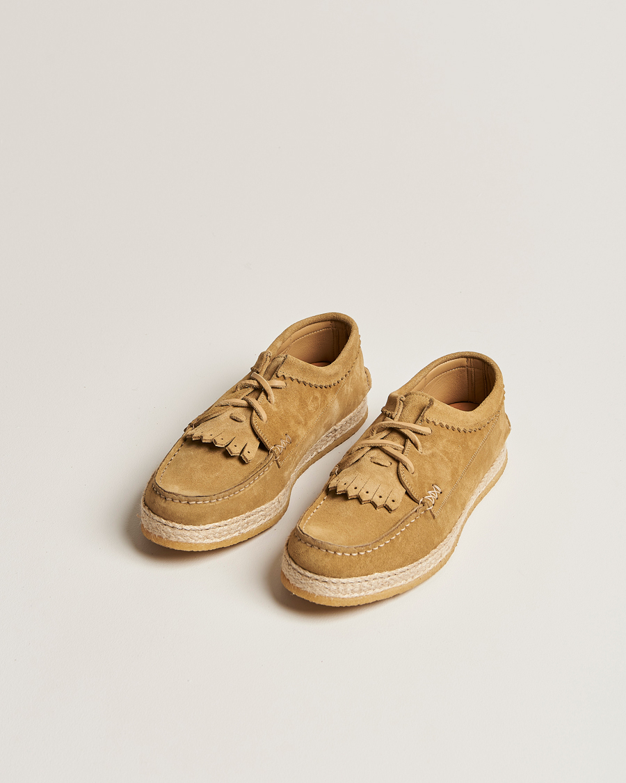 Homme | Yuketen Italian Blucher Khaki Suede | Yuketen | Italian Blucher Khaki Suede