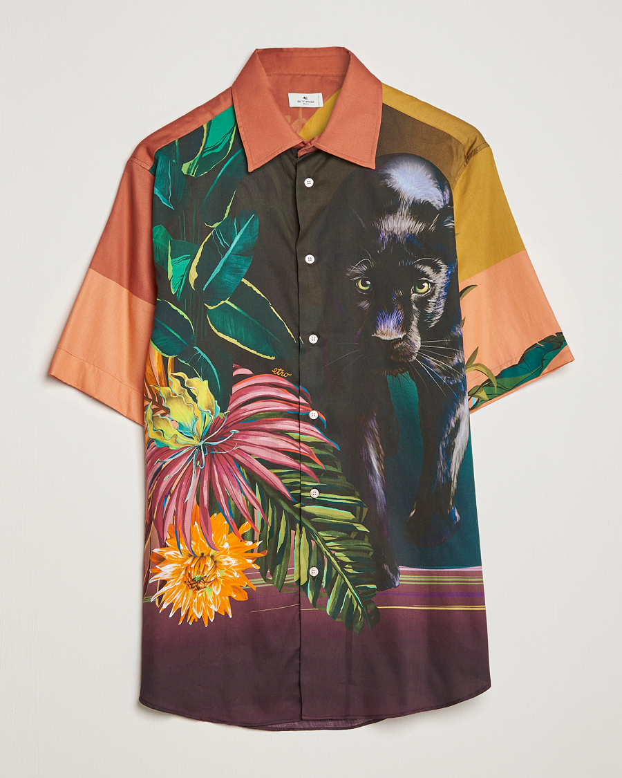 Heren | Overhemden | Etro | Printed Camp Collar Shirt Multicolor