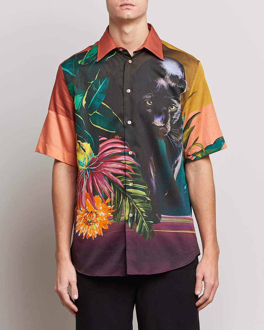 Heren | Overhemden | Etro | Printed Camp Collar Shirt Multicolor