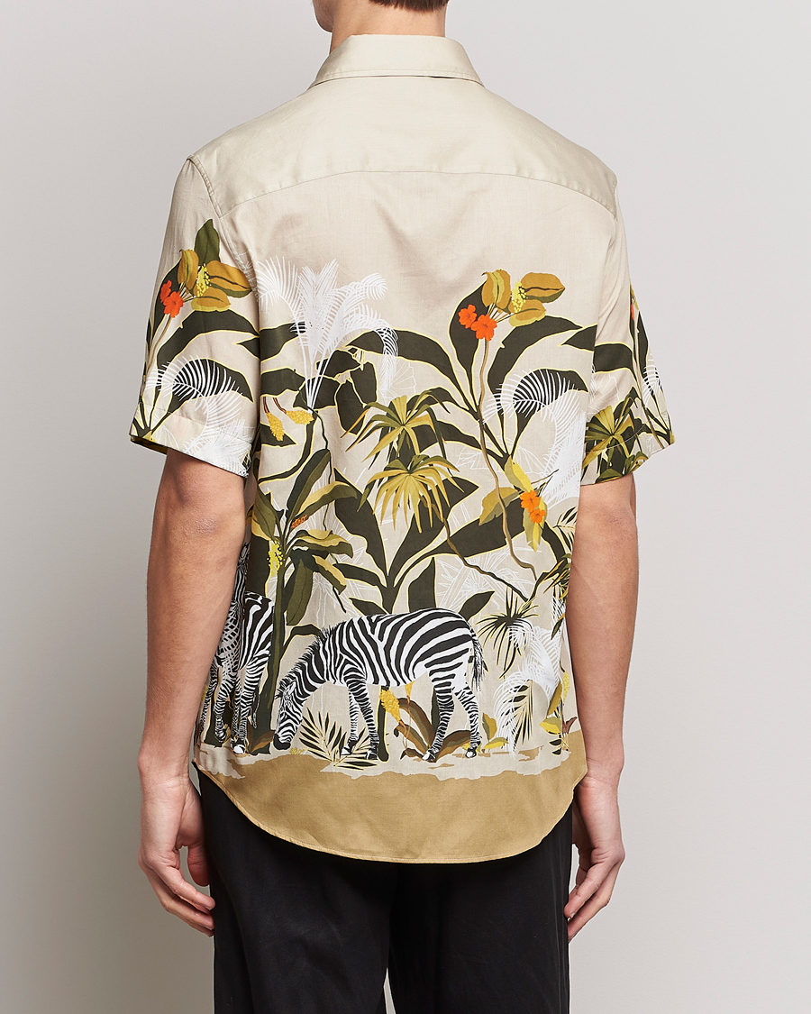 Heren | Overhemden | Etro | Printed Camp Collar Shirt Beige