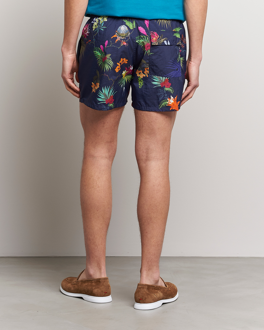 Heren | Zwembroek | Etro | Floreale Printed Swim Trunks Navy