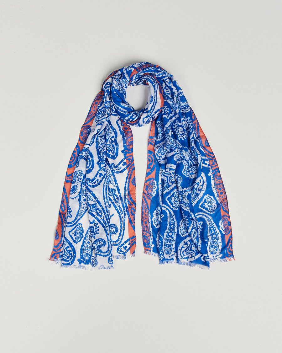 Heren | Etro Shaal Nur Cashmere Blend Scarf Blue | Etro | Shaal Nur Cashmere Blend Scarf Blue