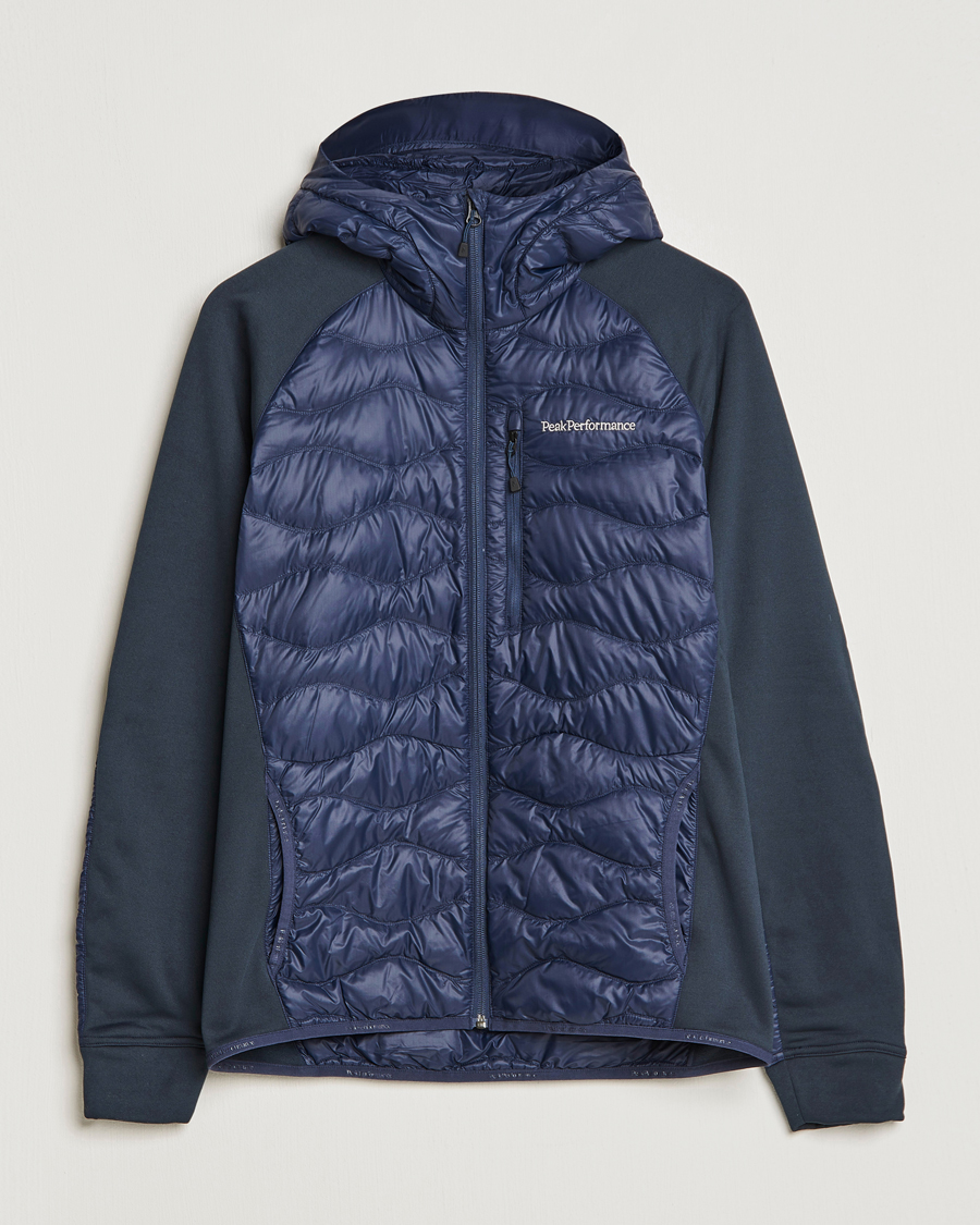 Homme | Manteaux Et Vestes | Peak Performance | Helium Hooded Hybrid Blue Shadow