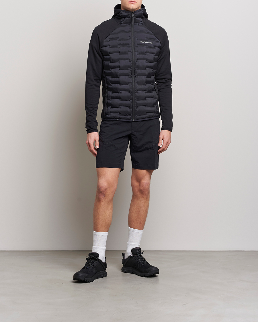 Homme | Manteaux Et Vestes | Peak Performance | Argon Hybrid Hooded Jacket Black