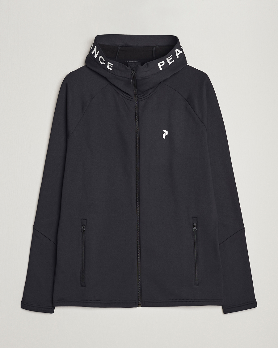 Homme | Pulls Et Tricots | Peak Performance | Rider Zip Hood Fleece Black