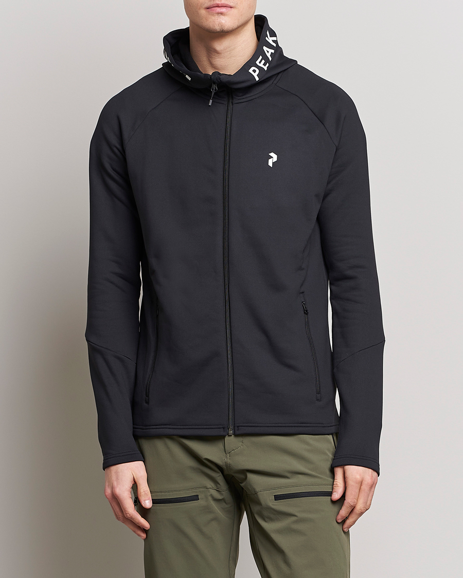 Homme | Pulls Et Tricots | Peak Performance | Rider Zip Hood Fleece Black