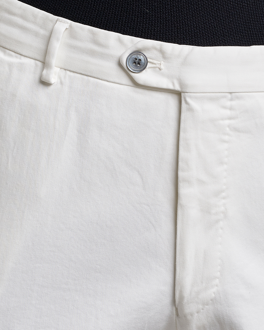 Homme | Pantalons | Oscar Jacobson | Denz Casual Cotton Trousers White