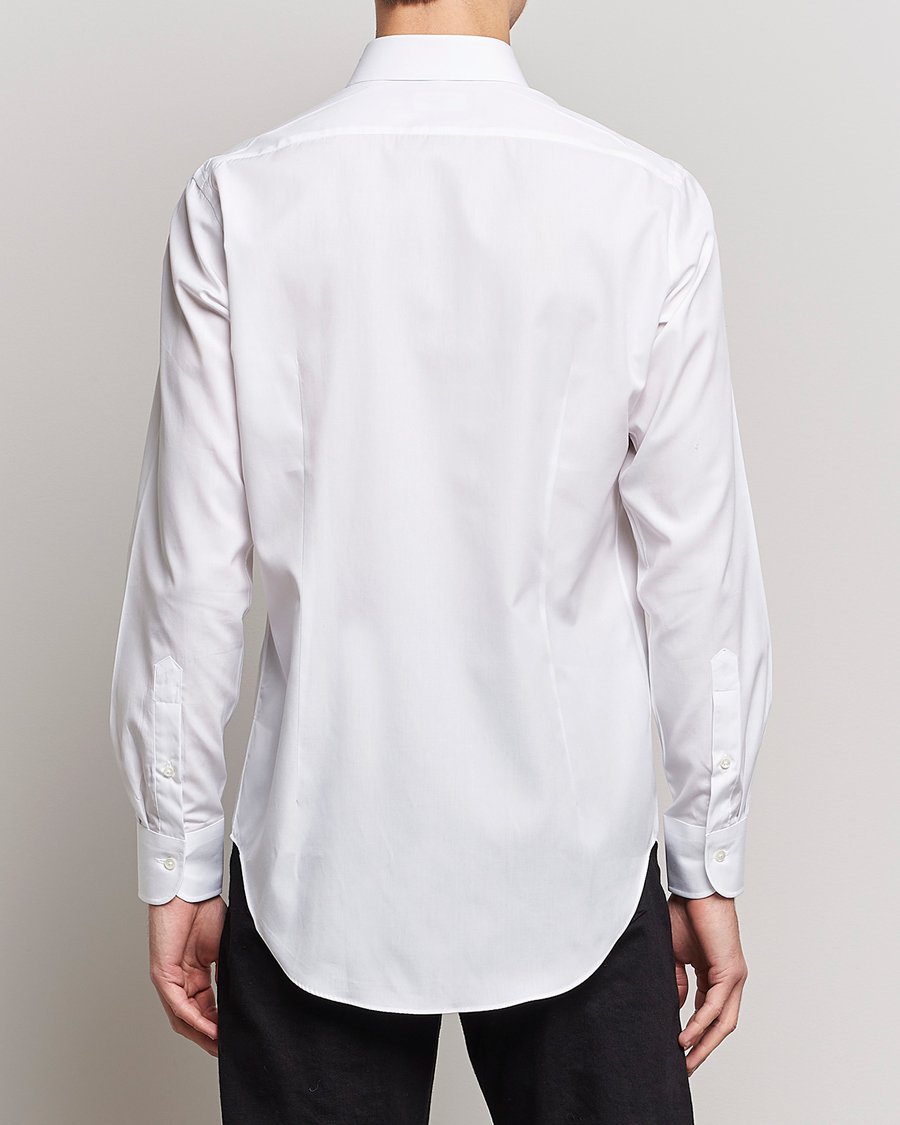 Homme | Chemises | Kamakura Shirts | Slim Fit Broadcloth Shirt White