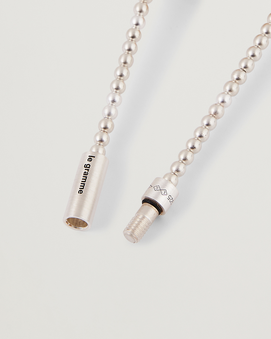Homme | LE GRAMME Beads Bracelet Brushed Sterling Silver 11g | LE GRAMME | Beads Bracelet Brushed Sterling Silver 11g