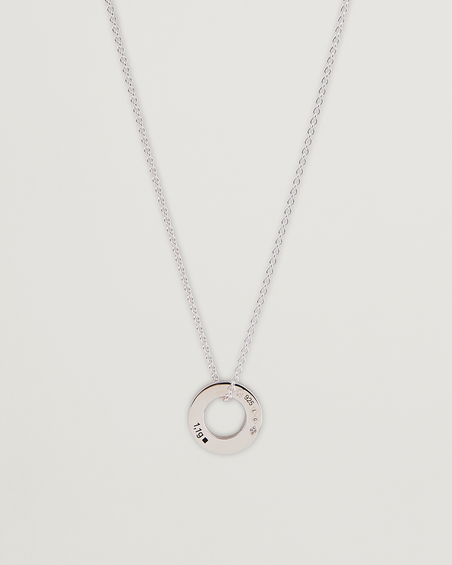 Heren | Sieraden | LE GRAMME | Circle Necklace Le 1.1 Sterling Silver