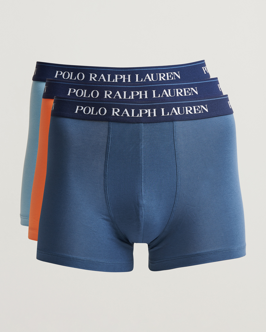 Heren | Ondergoed | Polo Ralph Lauren | 3-Pack Trunk Blue/Orange/Steel Blue