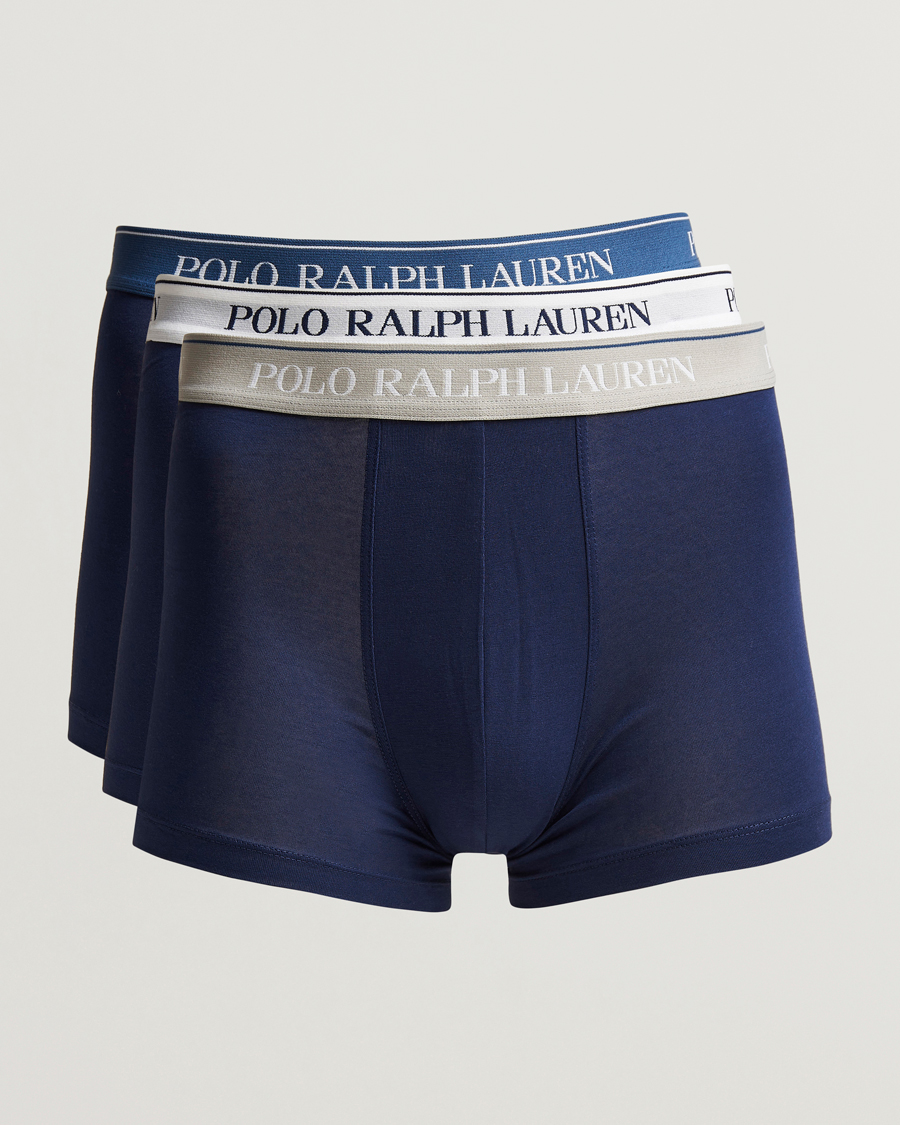 Homme | Sous-Vêtements Et Chaussettes | Polo Ralph Lauren | 3-Pack Trunk Navy