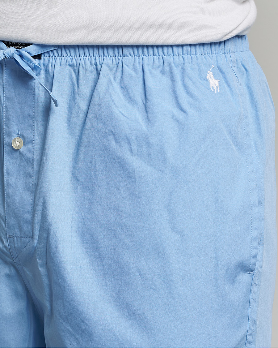 Heren | Pyjama's en gewaden | Polo Ralph Lauren | Cotton Short Pyajama Set Solid Austin Blue