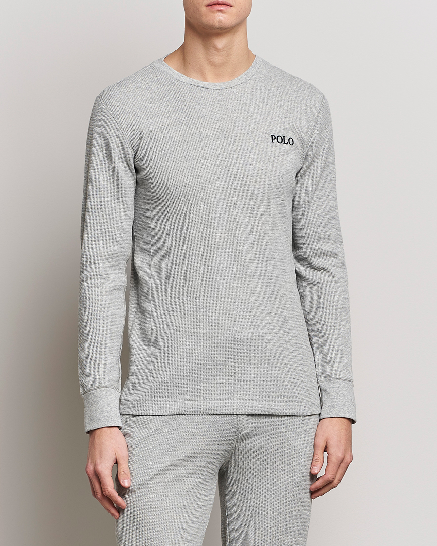 Homme | T-shirts | Polo Ralph Lauren | Waffle Long Sleeve Crew Neck Andover Heather