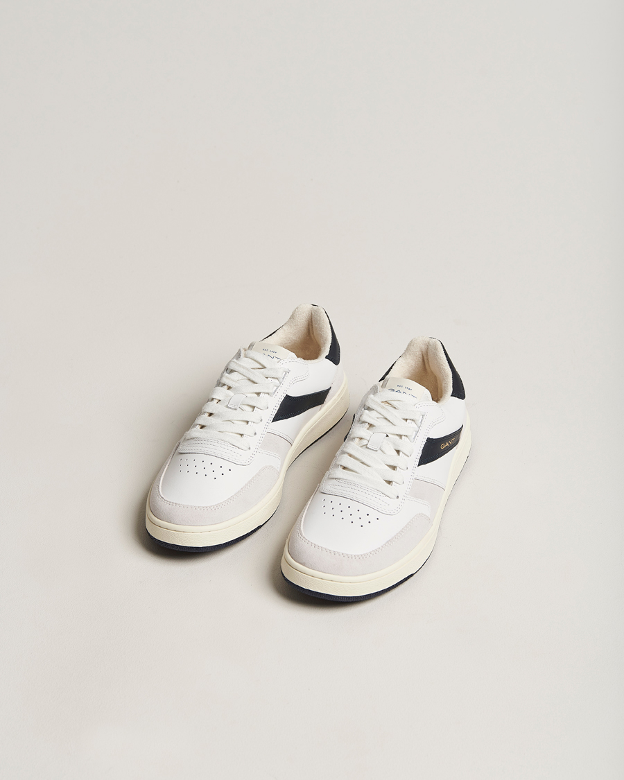 Homme | GANT Goodpal Sneaker White/Marine/Sand Suede | GANT | Goodpal Sneaker White/Marine/Sand Suede