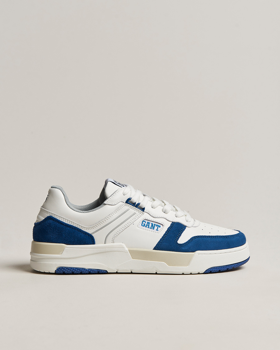 Homme | GANT Brookpal Sneaker White/Blue | GANT | Brookpal Sneaker White/Blue