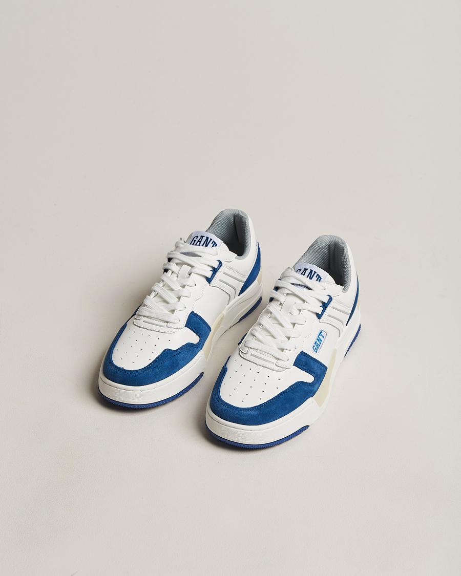 Homme | GANT Brookpal Sneaker White/Blue | GANT | Brookpal Sneaker White/Blue