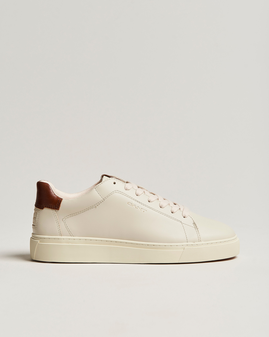 Heren | GANT Mc Julien Leather Sneaker Light Beige/Cognac | GANT | Mc Julien Leather Sneaker Light Beige/Cognac