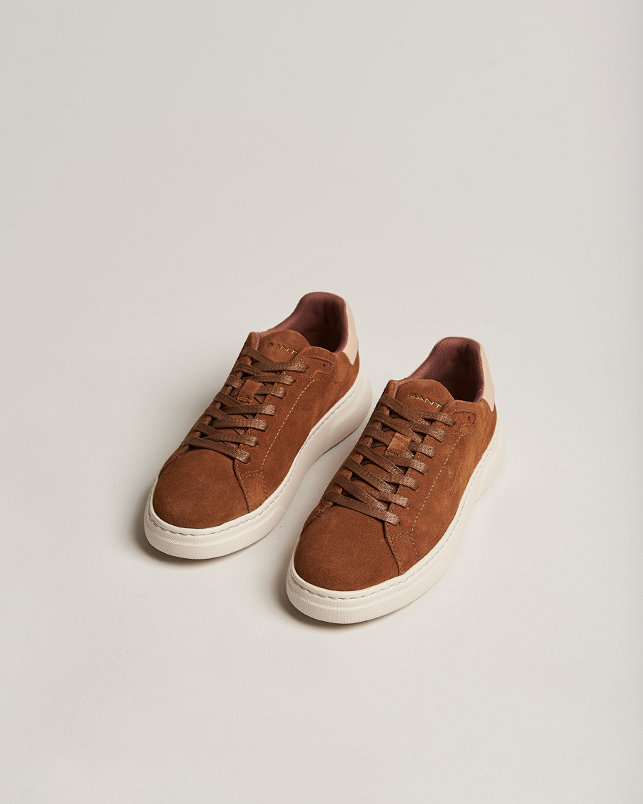 Heren | GANT Joree Lightweight Suede Sneaker Cognac | GANT | Joree Lightweight Suede Sneaker Cognac