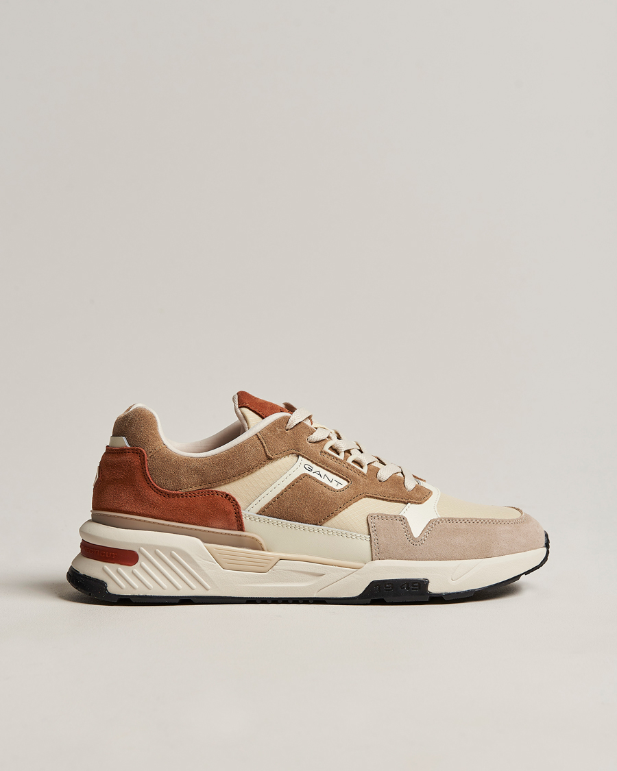 Heren | GANT Carst Running Sneaker Beige/Earth | GANT | Carst Running Sneaker Beige/Earth