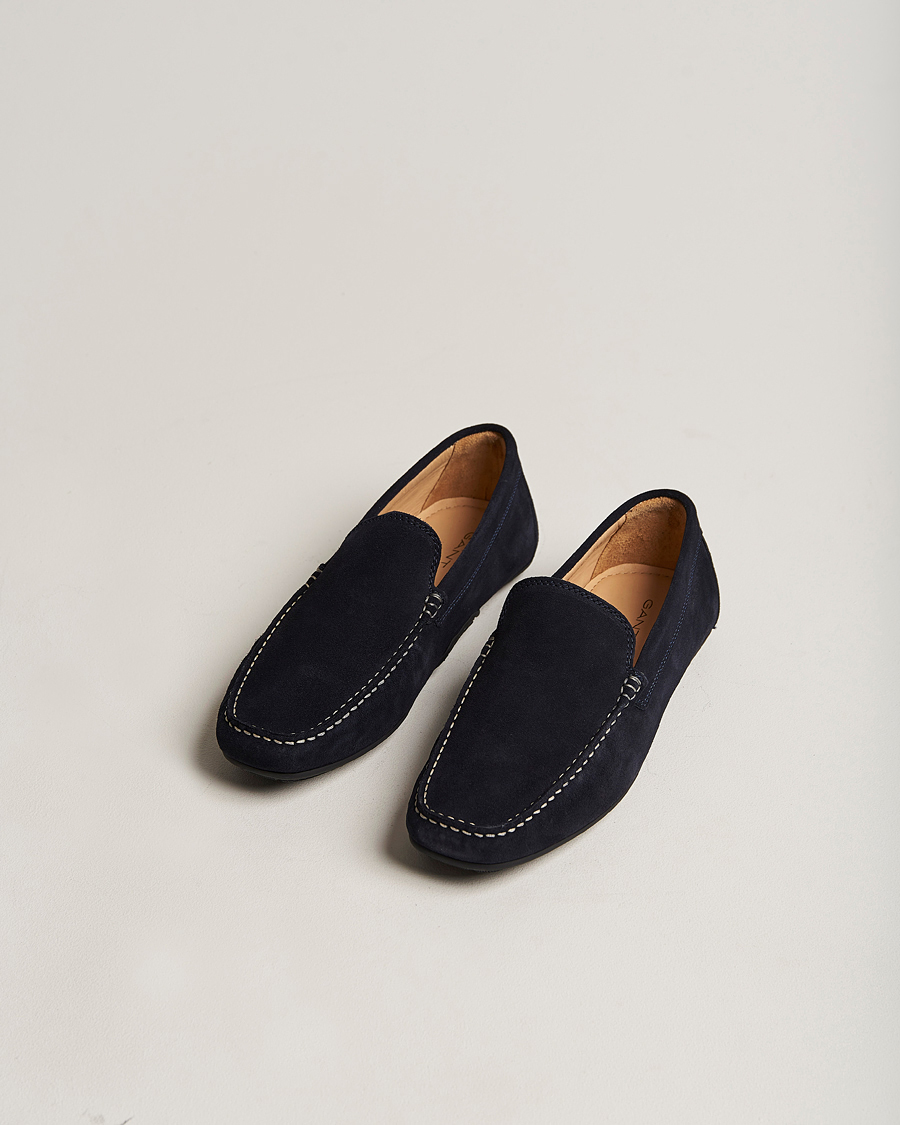 Homme | GANT Mc Bay Suede Car Shoe Marine | Gant | Mc Bay Suede Car Shoe Marine