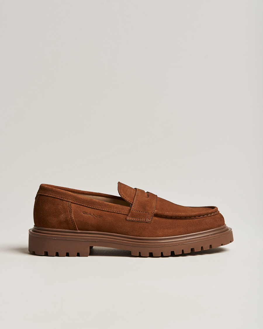 Heren | GANT Jackmote Suede Loafer Cognac | GANT | Jackmote Suede Loafer Cognac