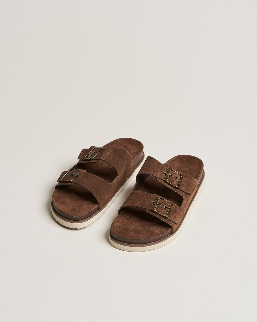 Heren | GANT Palbuddy Suede Sandal Tobacco Brown | GANT | Palbuddy Suede Sandal Tobacco Brown