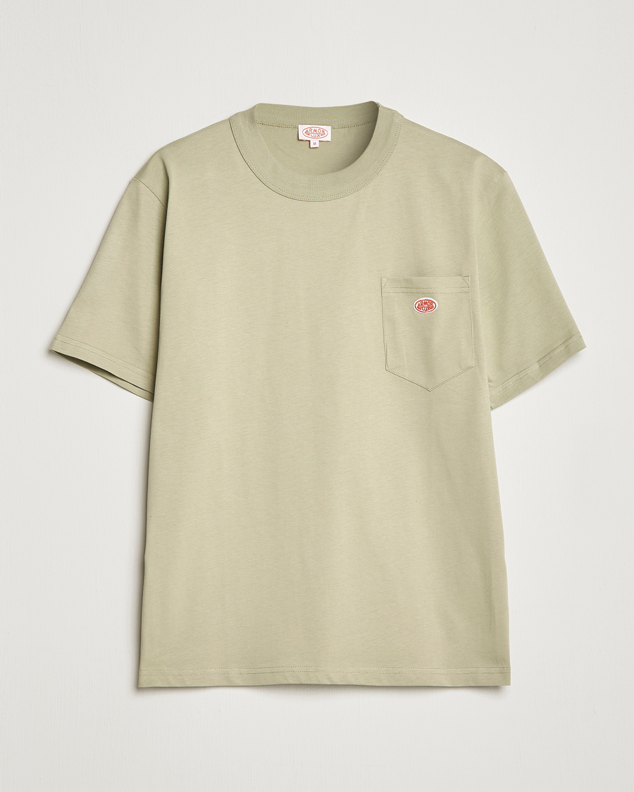 Homme | T-shirts | Armor-lux | Callac Pocket T-Shirt Argile