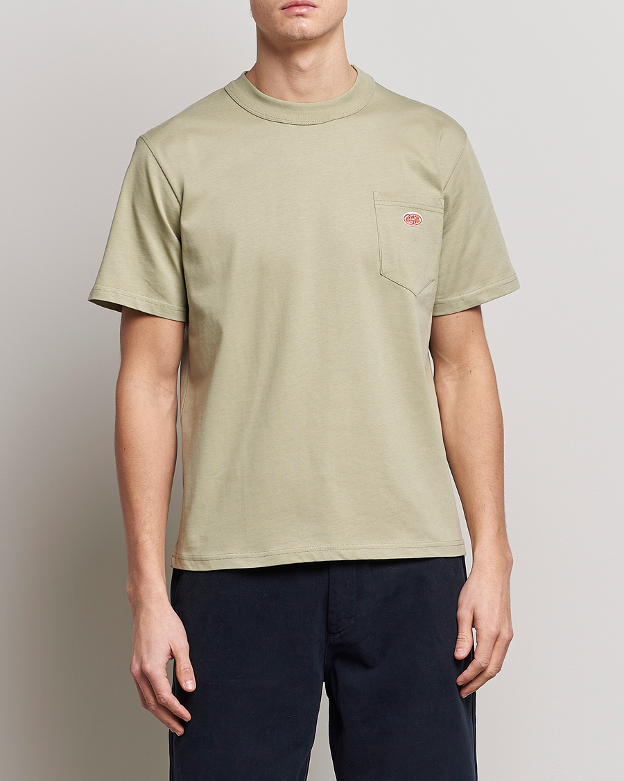 Homme | T-shirts | Armor-lux | Callac Pocket T-Shirt Argile