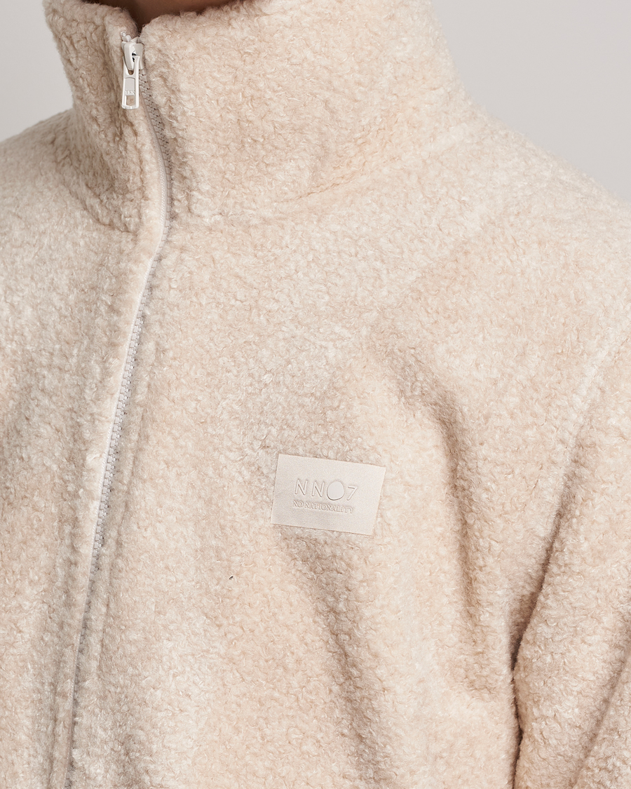 Homme | Pulls Et Tricots | NN07 | Nil Pile Full Zip Jacket Ecru