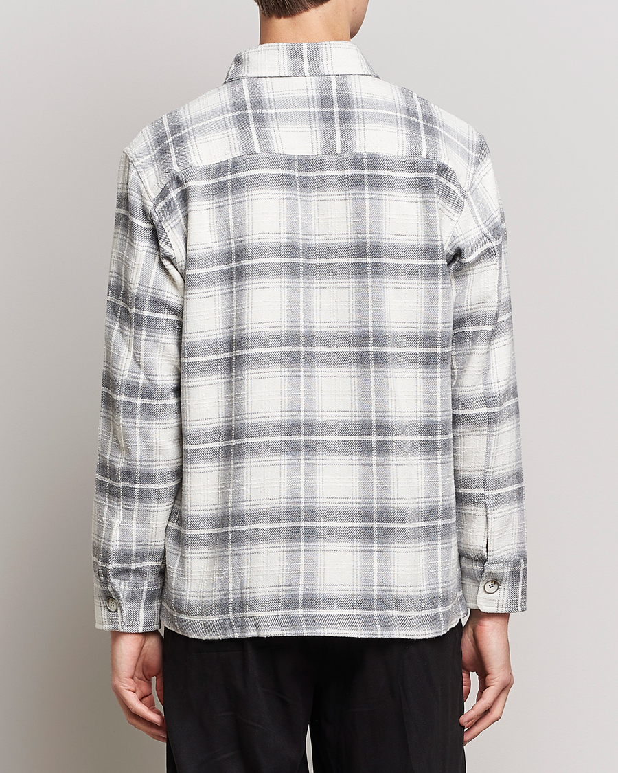 Homme | Chemises | NN07 | Soren Cotton Checked Overhisrt Grey/White