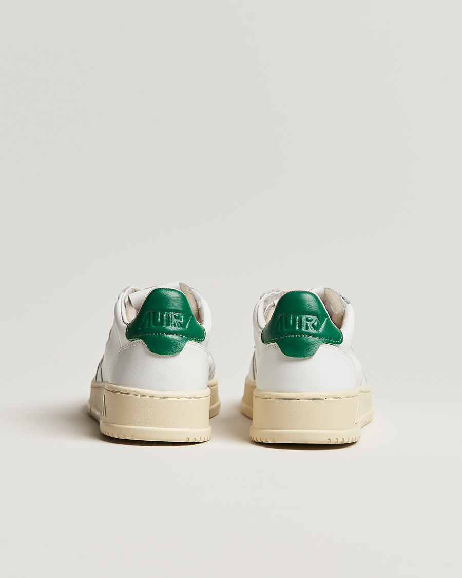 Heren | Sneakers | Autry | Medalist Low Sneaker White/Green