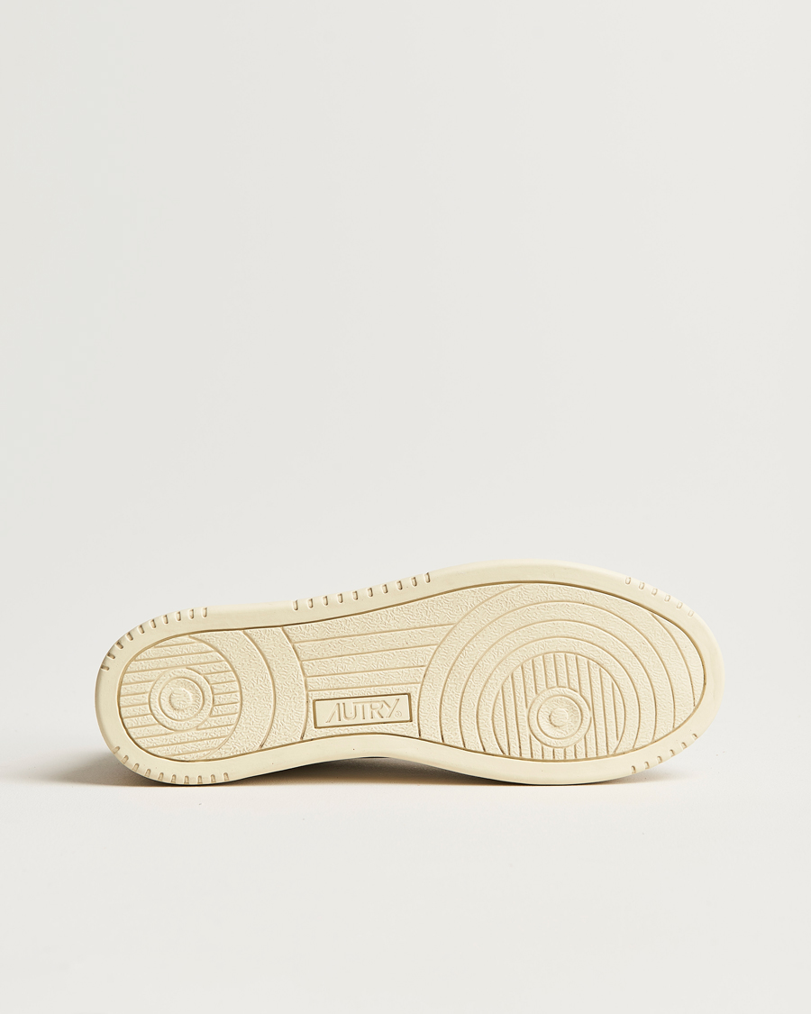 Homme | Autry Medalist Low Leather/Suede Sneaker White/Green | Autry | Medalist Low Leather/Suede Sneaker White/Green
