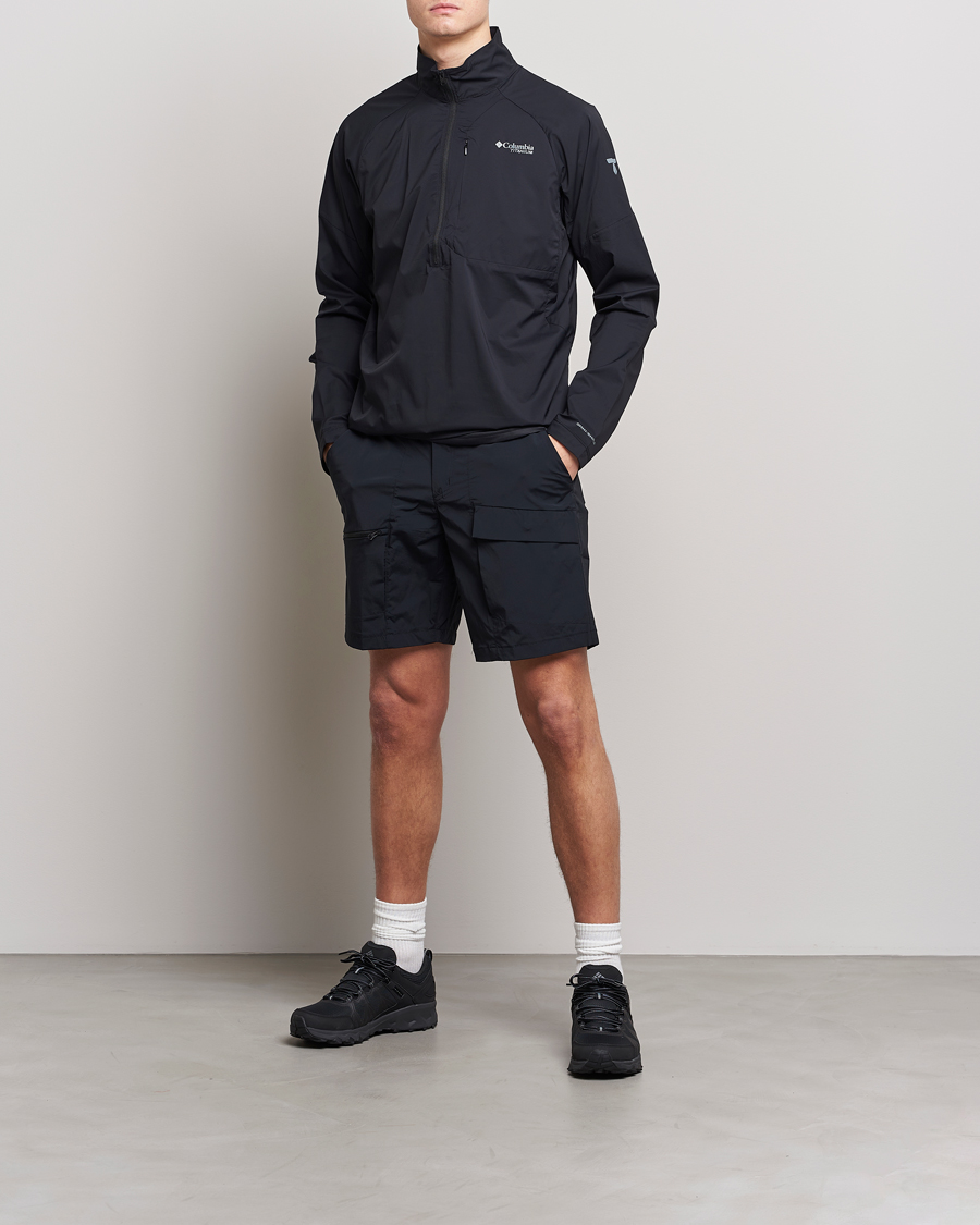 Homme | Manteaux Et Vestes | Columbia | Titan Pass Lightweigt Half Zip Jacket Black