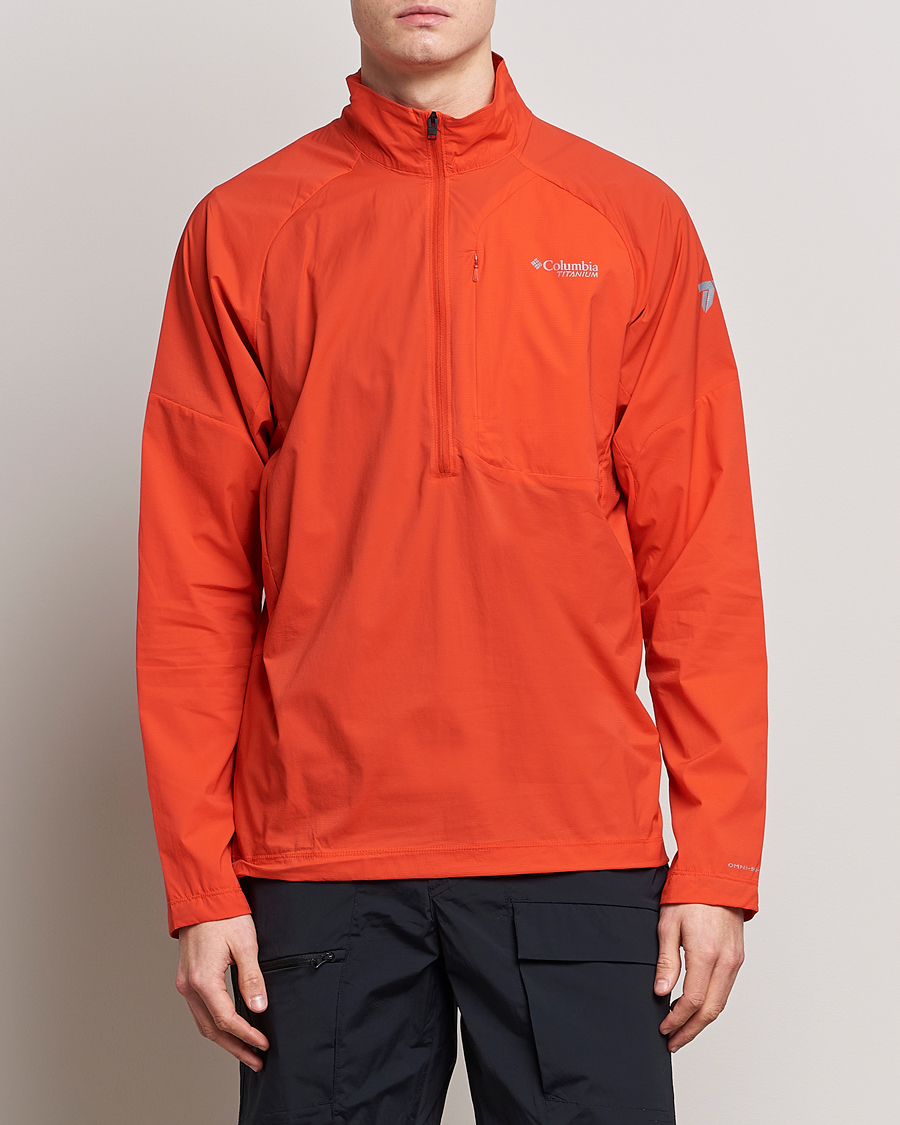 Homme | Manteaux Et Vestes | Columbia | Titan Pass Lightweigt Half Zip Jacket Spicy