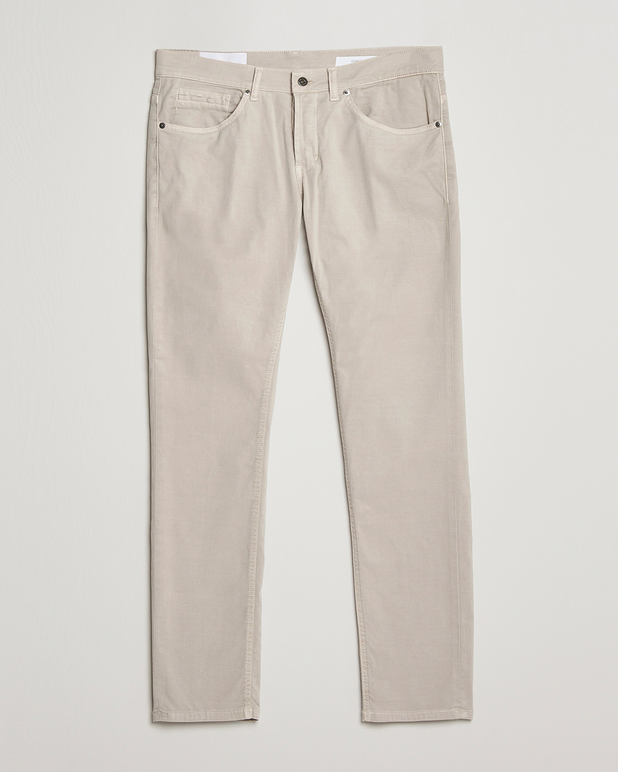 Homme | Pantalons | Dondup | George Gabardine 5-Pocket Sand