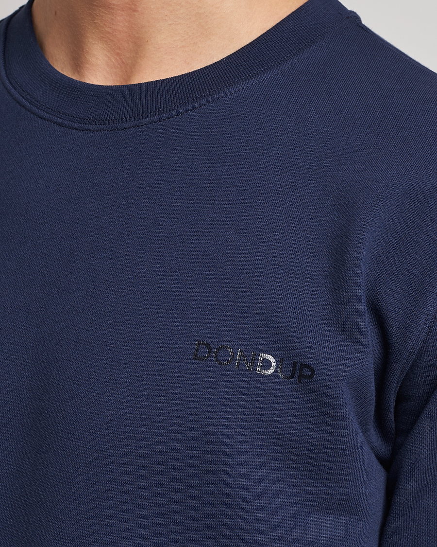 Homme | Pulls Et Tricots | Dondup | Logo Sweatshirt Navy