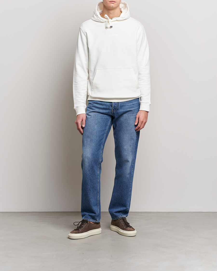 Homme | Pulls Et Tricots | Dondup | Logo Hoodie White