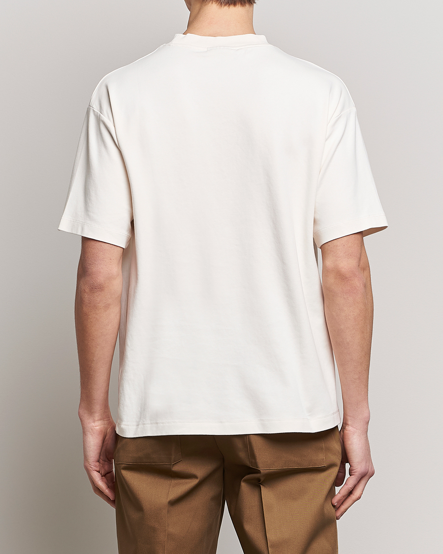 Homme | T-shirts | Drôle de Monsieur | Oranger Print T-Shirt Off White
