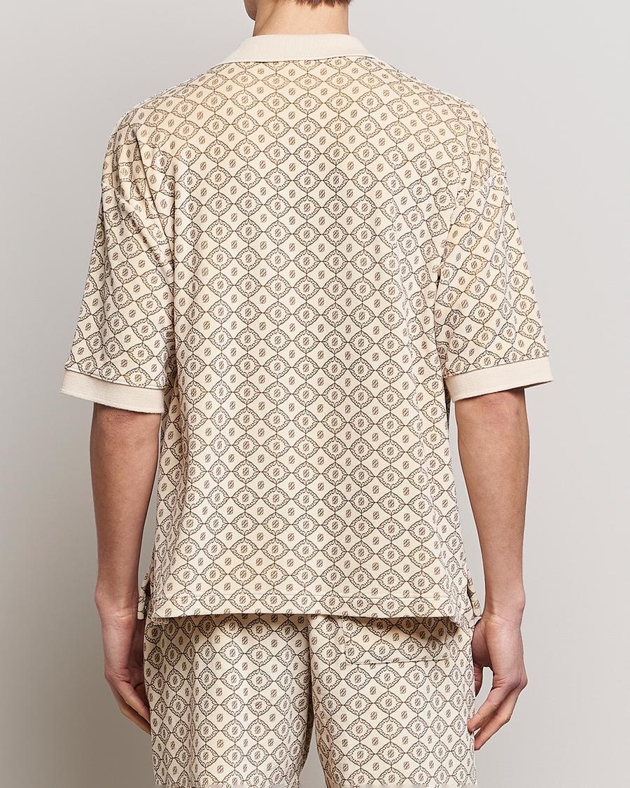 Homme | Polos | Drôle de Monsieur | Monogram Terry Polo Off White
