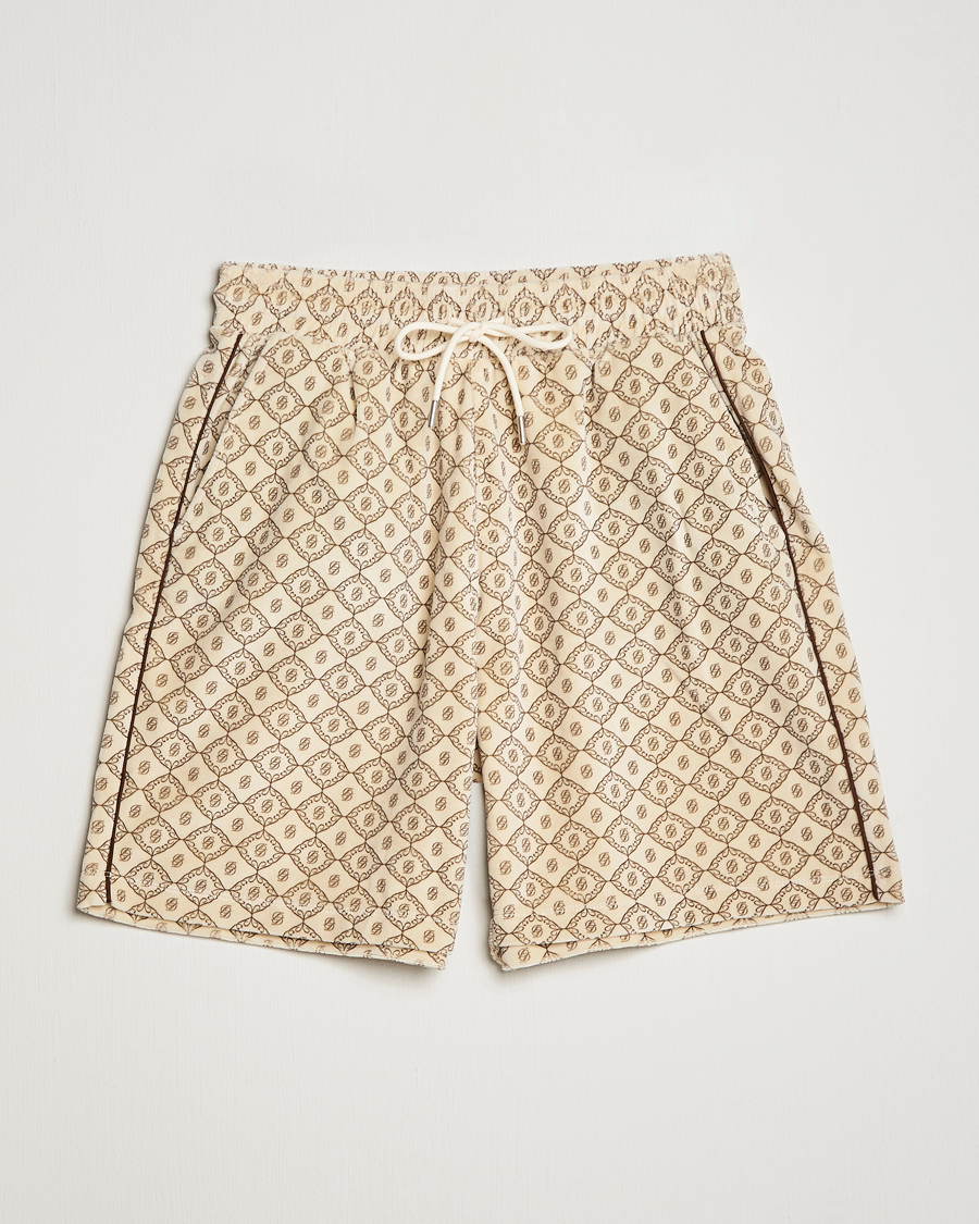 Homme | Shorts | Drôle de Monsieur | Monogram Terry Shorts Off White
