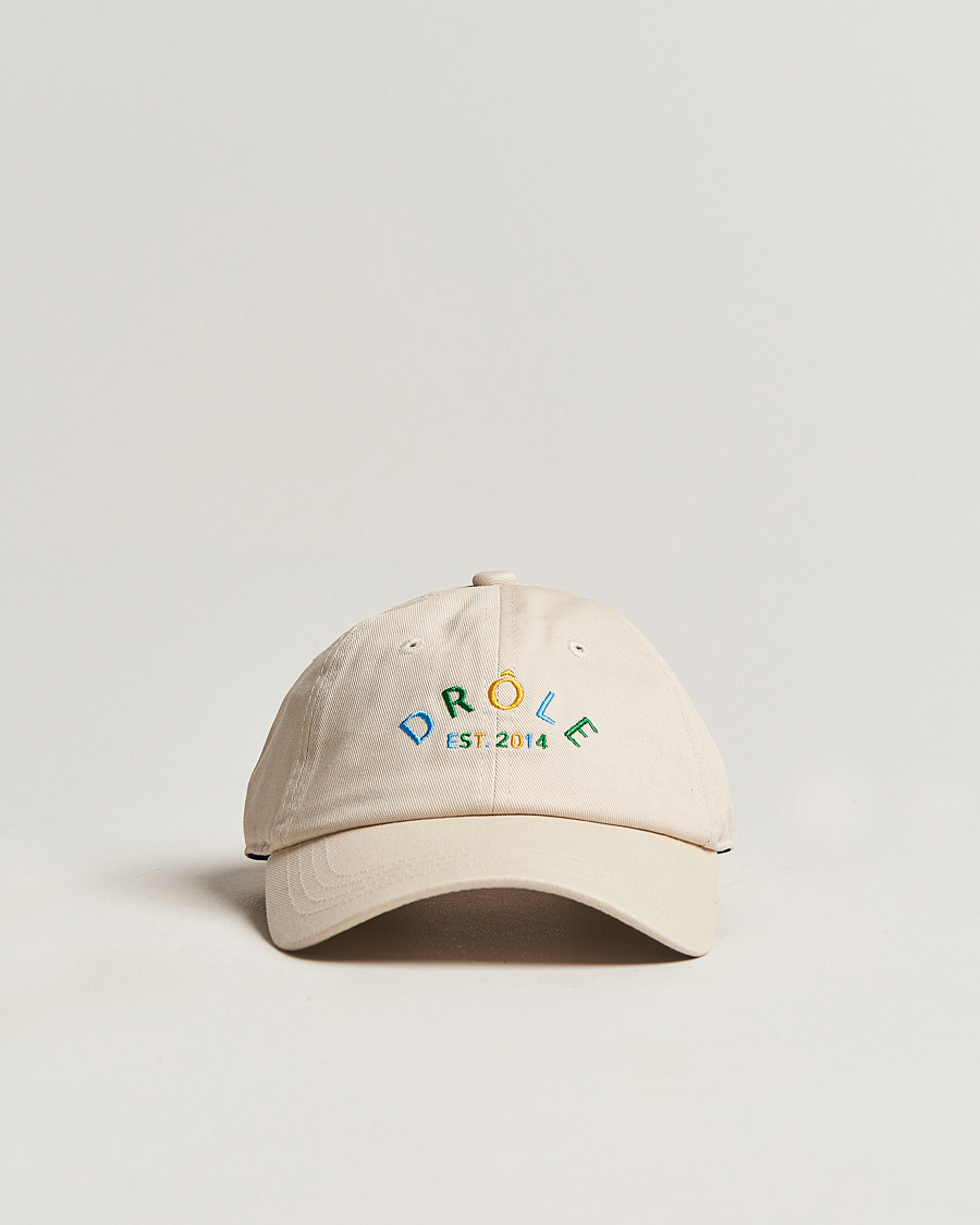 Homme | Drôle de Monsieur Fleur Baseball Cap Beige | Drôle de Monsieur | Fleur Baseball Cap Beige