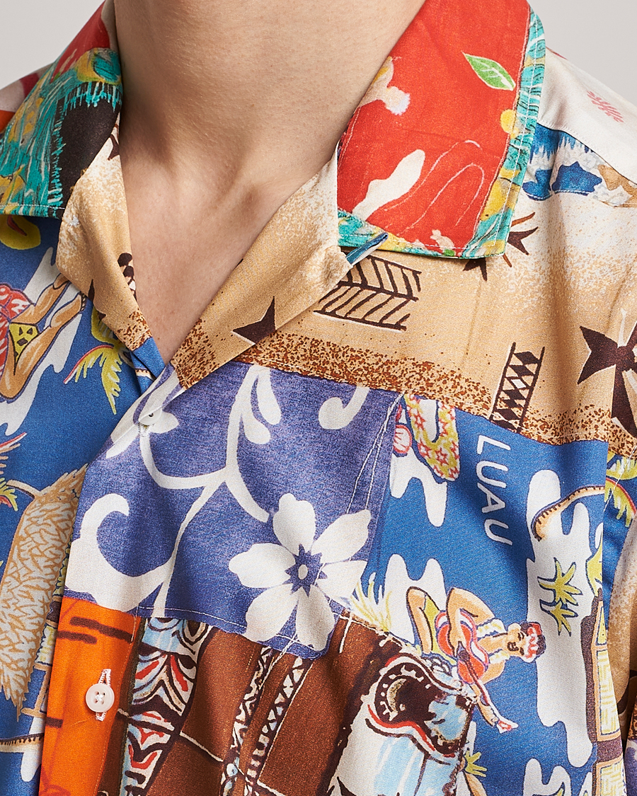 Homme | Chemises | Gitman Vintage | Aloha Quilt Camp Shirt Multicolor