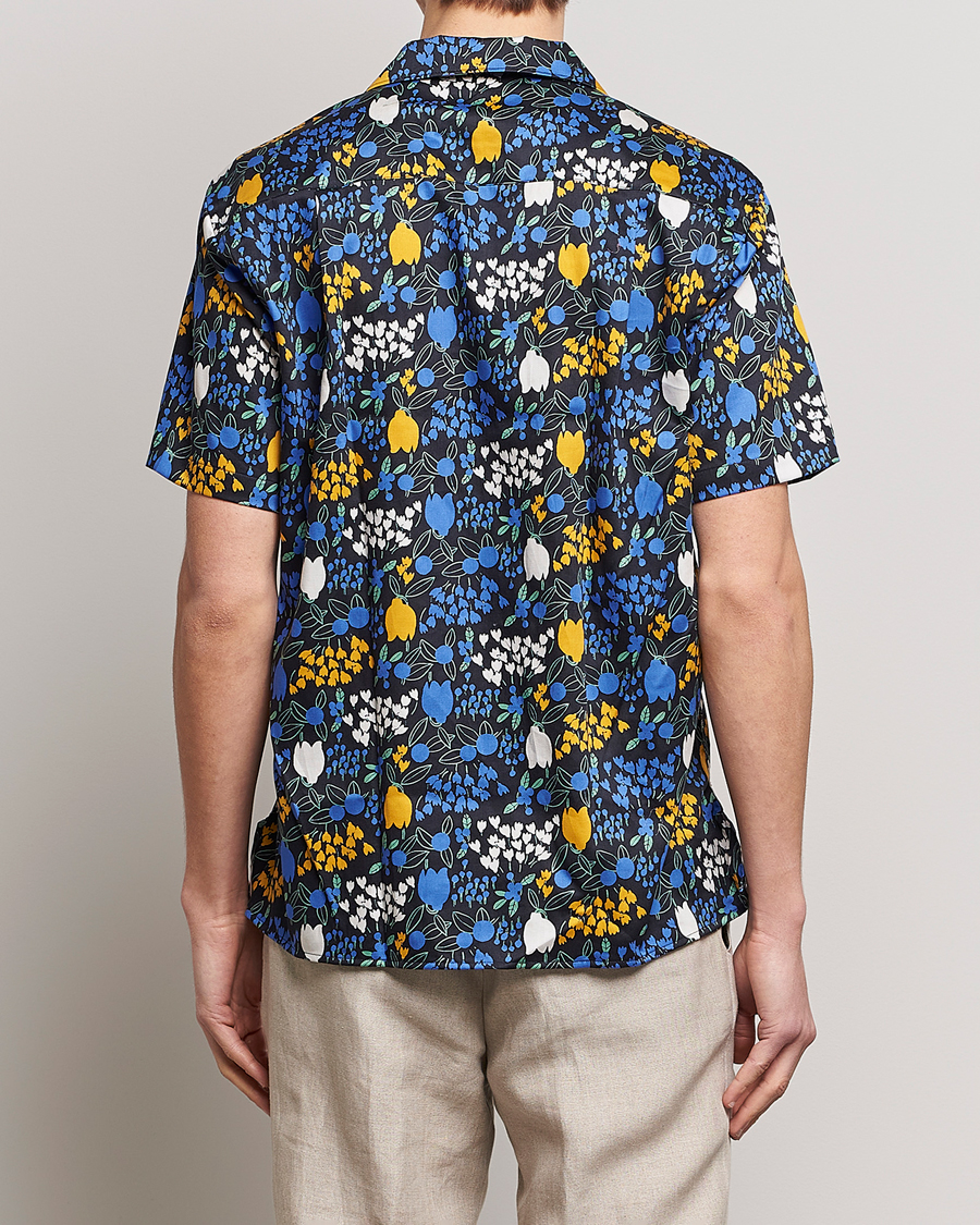 Homme | Chemises | Gitman Vintage | Tulip Fields Camp Shirt Blue