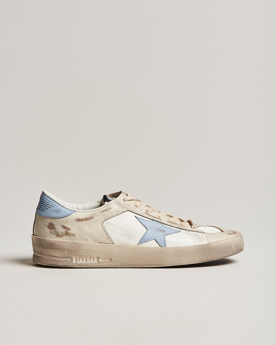 Homme | Golden Goose Deluxe Brand Star Dan Sneakers White/Blue | Golden Goose | Deluxe Brand Star Dan Sneakers White/Blue
